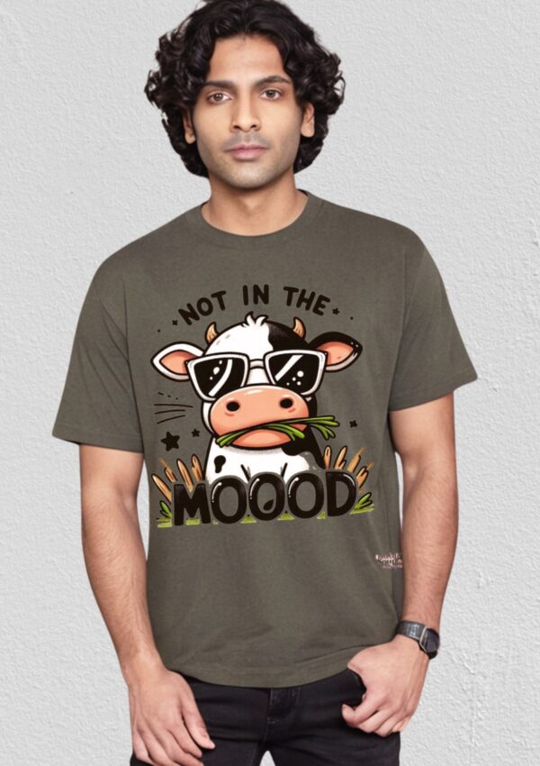 Not In Mood Graphic Printed Oversized T-shirt