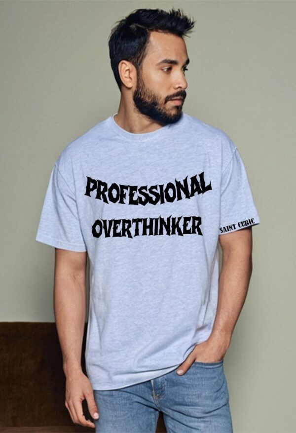Professional Overthinker Typography T-shirt
